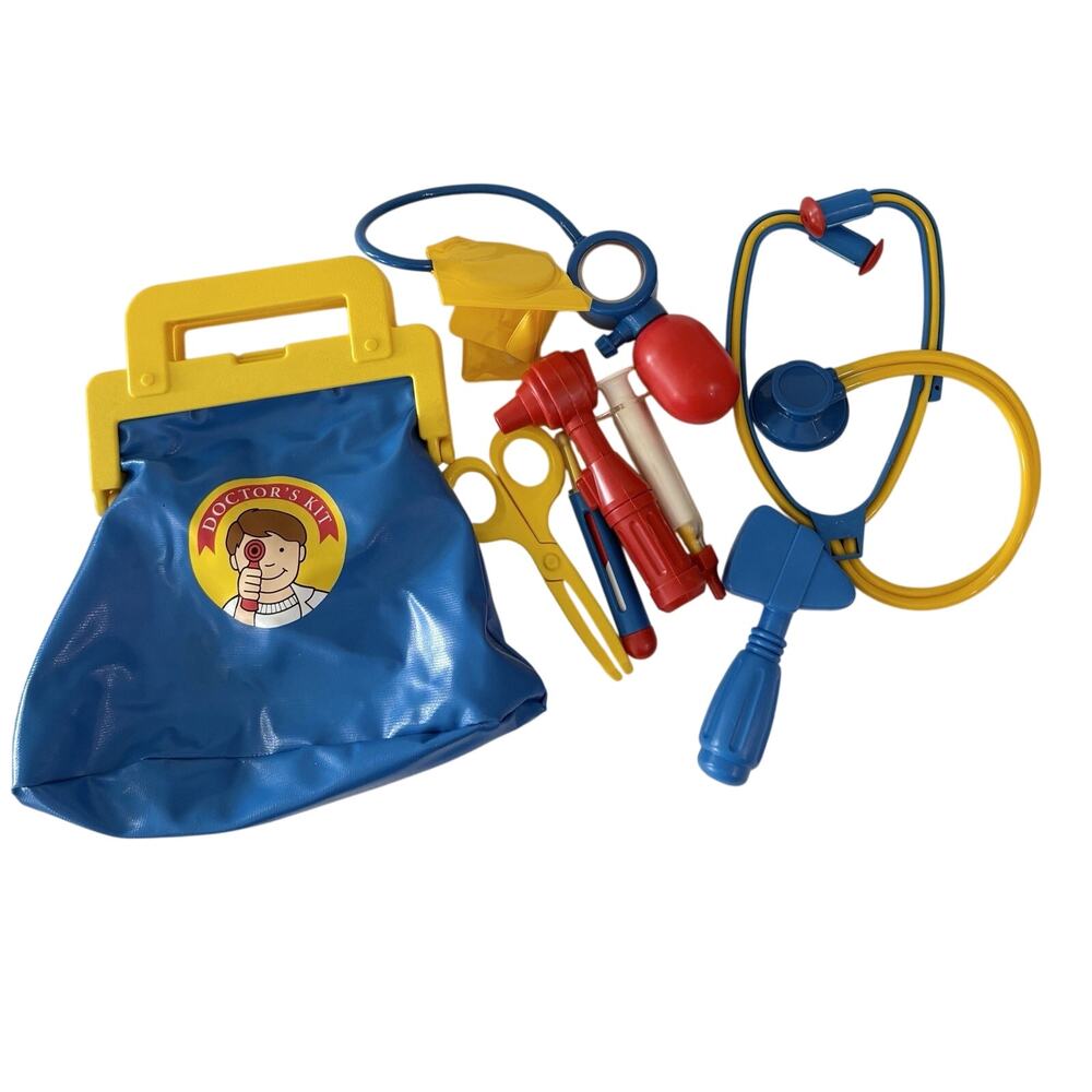 Vintage TOYS Doctor Playmates VTG Pretend Play Doctor Nurse Kit Preschool